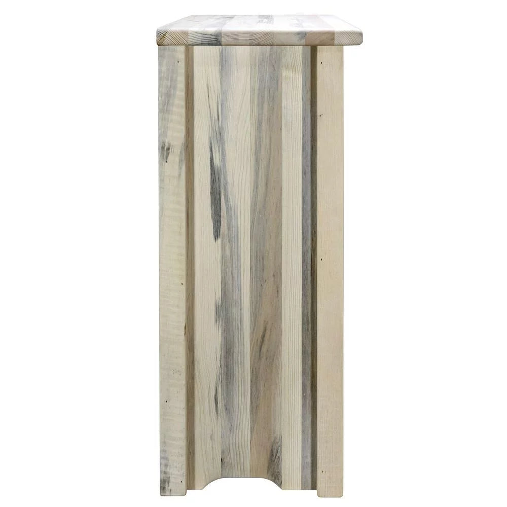 Accent Cabinet with Laser Engraved Pine Design O273837