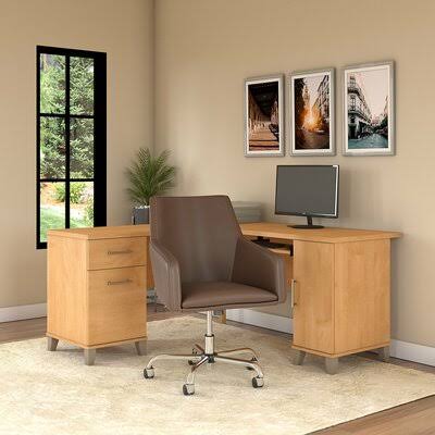 Reversible L-Shaped Desk and Chair Set M606889