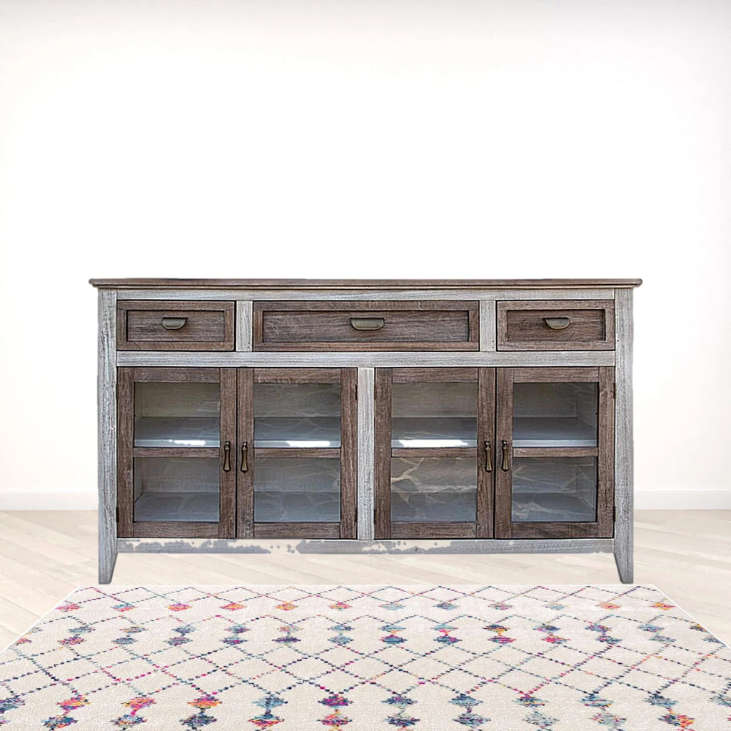 Brown Wood Credenza K2564
