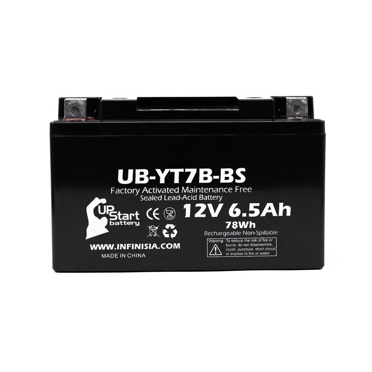 2-Pack 12V 6Ah Motorcycle Battery N221