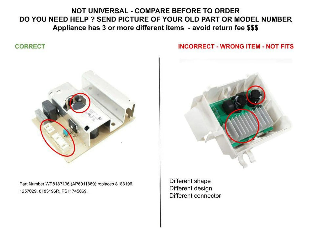 Washer Motor Control Board R55661