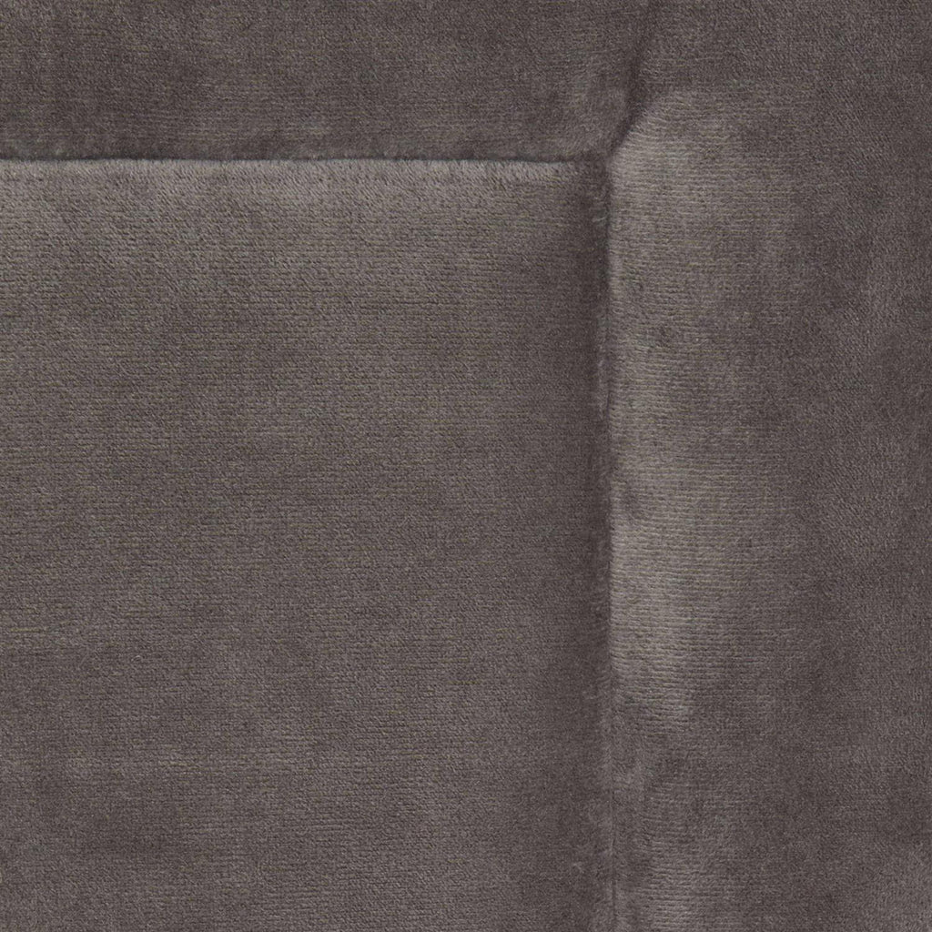 Dark Grey Velvet Dog Crate Mat and Pet Bed A4139