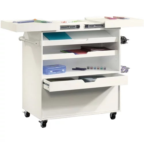 White Craft Storage Cart Q90299
