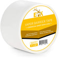 Vapor Barrier Tape Waterproof 9 Mil Poly Tape 4 Inches x 180 Feet White 1 Pack X8153