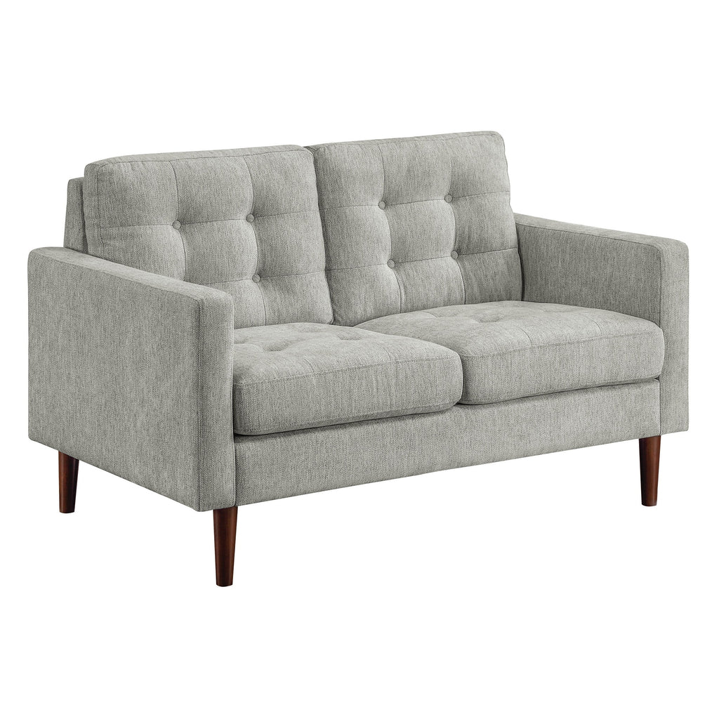 Cream Fabric 2-Cushion Loveseat L42968