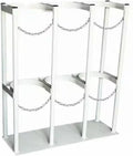 White Heavy Duty Gas Cylinder Holder B719229