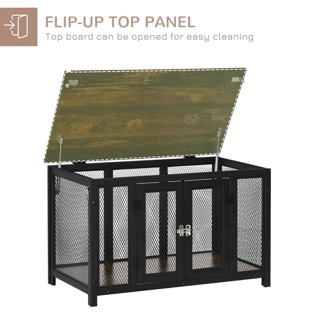 Furniture Style Dog Crate with Openable Top X4116