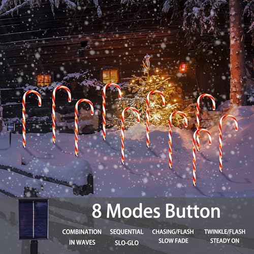 10 Pcs Solar Pathway Lights B410