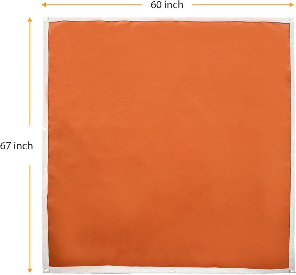 Fire Pit Mat Grill Mat Flame Retardant Felt Fabric Floor Mat O296268