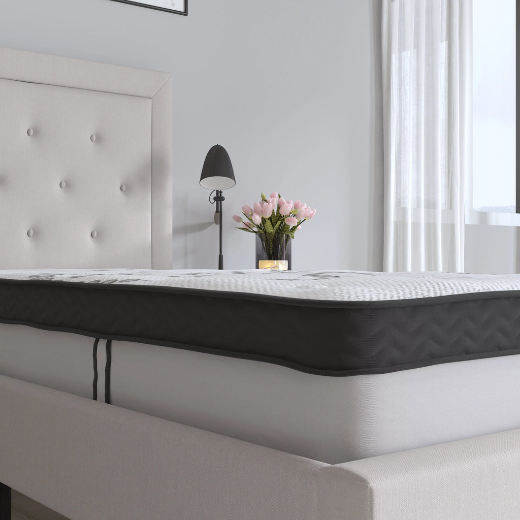 10" Hybrid Pocket Spring Memory Foam Mattress, Twin Y9201