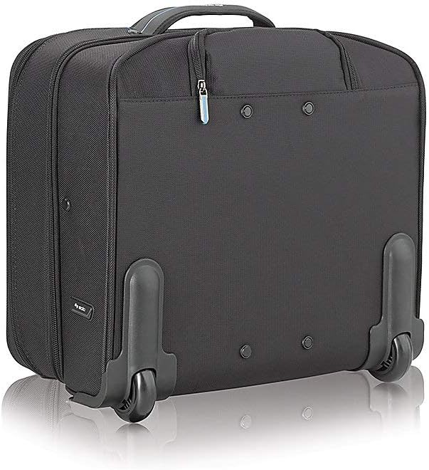 Black Blue Rolling Overnight Case T802