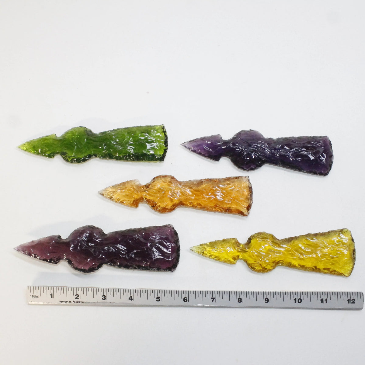 Glass Ornamental Tomahawk Heads J69729
