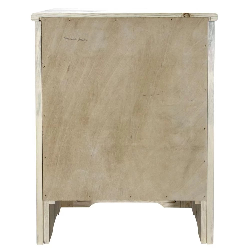 Accent Cabinet with Laser Engraved Pine Design O273837