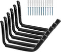 Kayak Storage Heavy Duty Hooks, 15 Inch Wall Mount Jumbo Arm Hanger, 6 Pack N465