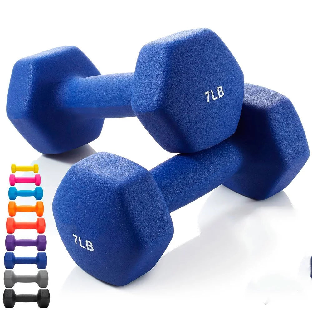 Neoprene Coated Hex Dumbbell Set L68491