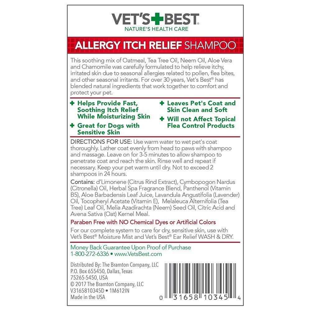 Allergy Itch Relief Shampoo I810