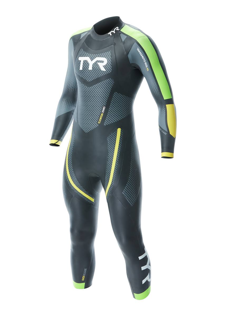Black/Green/Yellow Wetsuit V6649