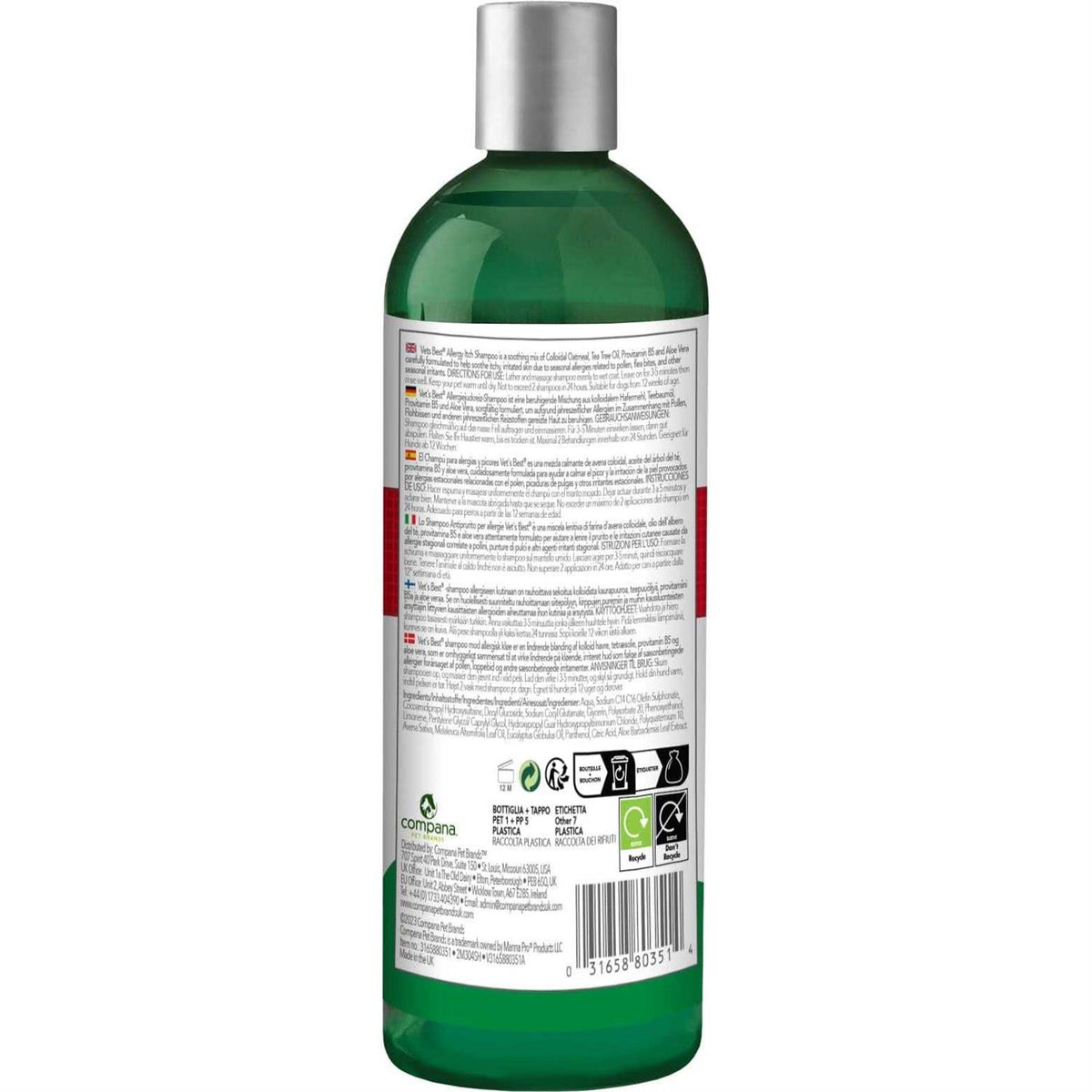 Allergy Itch Relief Shampoo I810