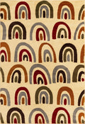 2' x 3' Cream Medium-Pile Rug Z197