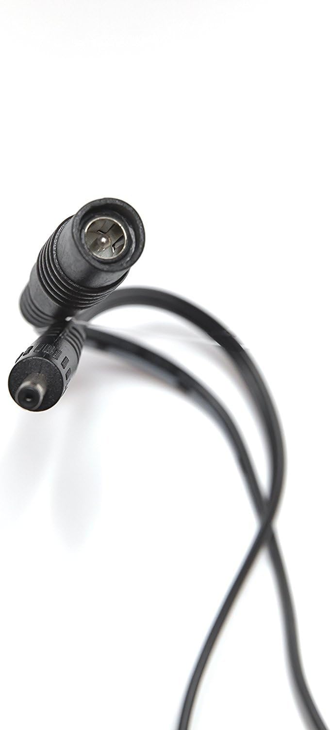 2.1mm x 5.5mm DC Plug Extension Cable, 15 Feet, Pack of 2 B461