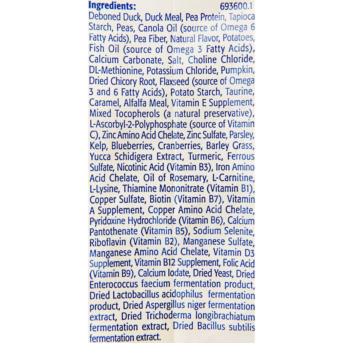 Grain Free Indoor Adult Dry Cat Food Duck & Potato X690