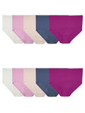 Plus Size Cotton Brief Underwear 10 Pack D415845