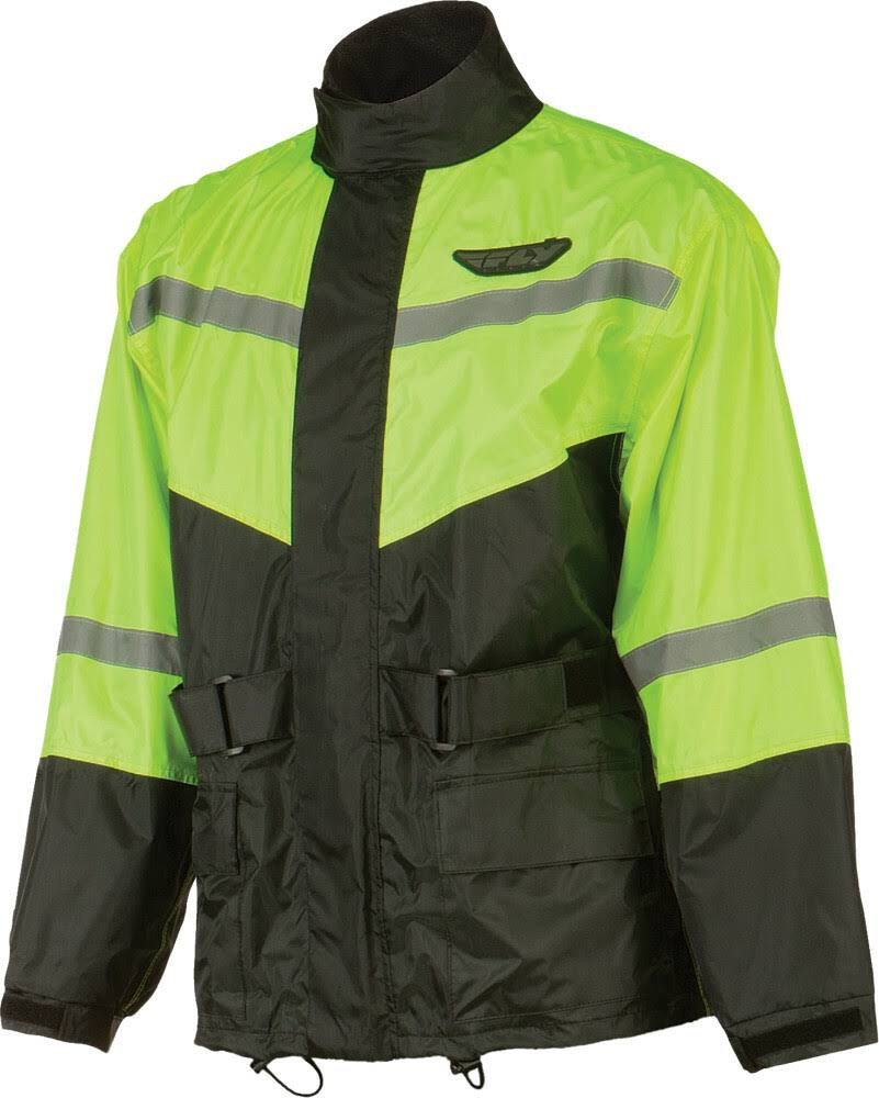 Black/Hi-Vis Yellow 2-Piece Rain Suit Y571