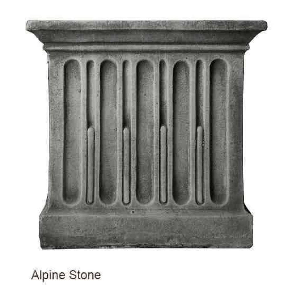 Aged Limestone Standing Lotus Buddha R704