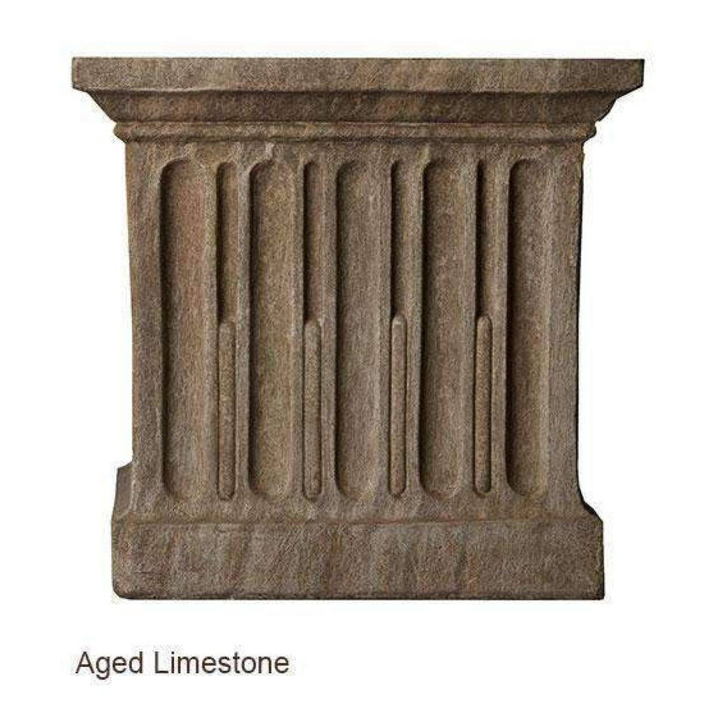 Aged Limestone Standing Lotus Buddha R704