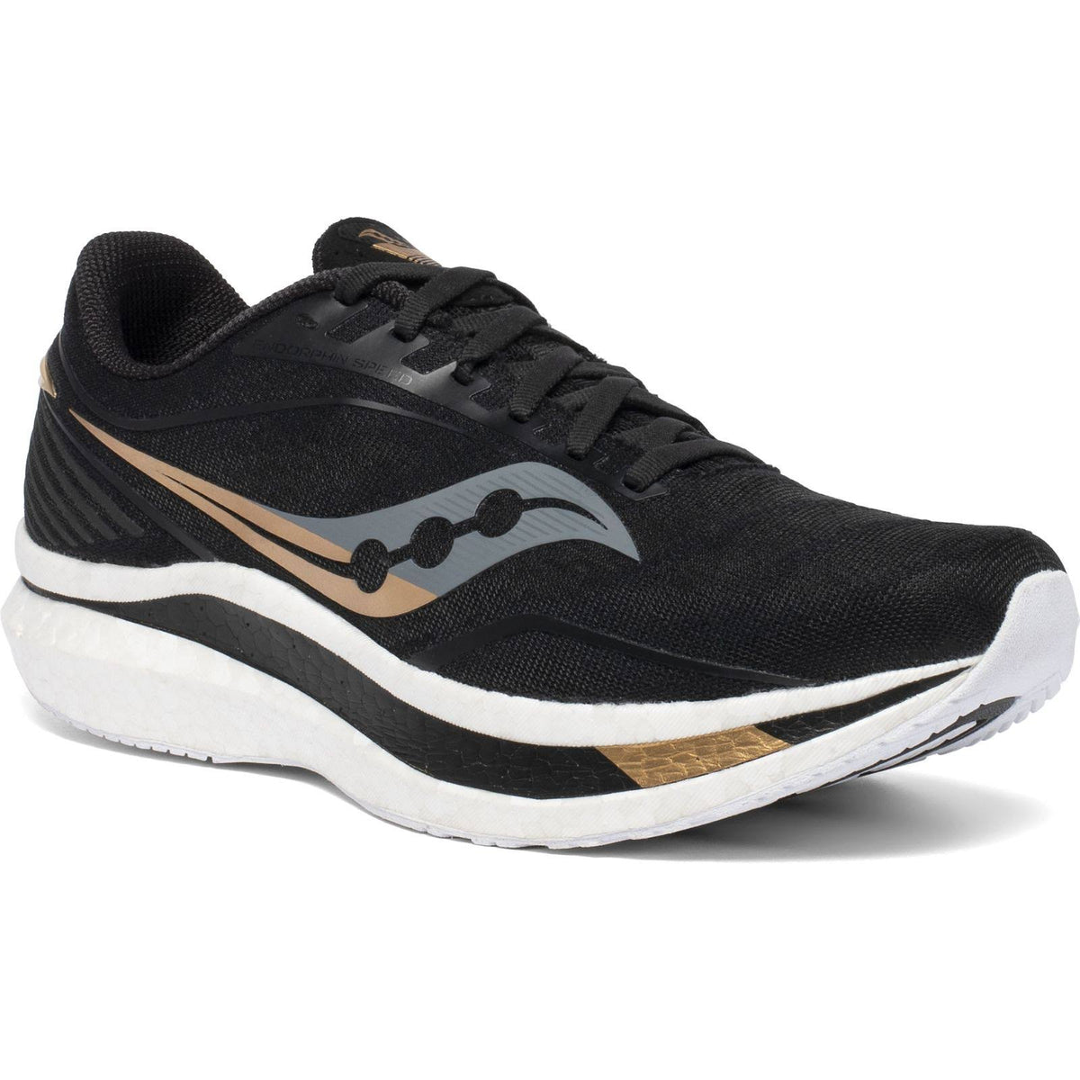 Black/Gold Running Shoes O46057