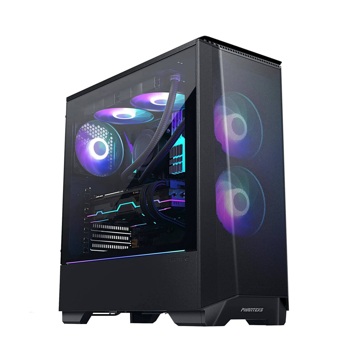 Black Steel Tempered Glass ATX Mid Tower Case K54085