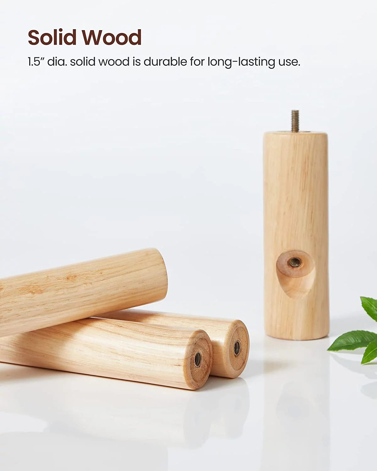 Solid Wood Free Standing Coat Rack with 8 Hooks A726206