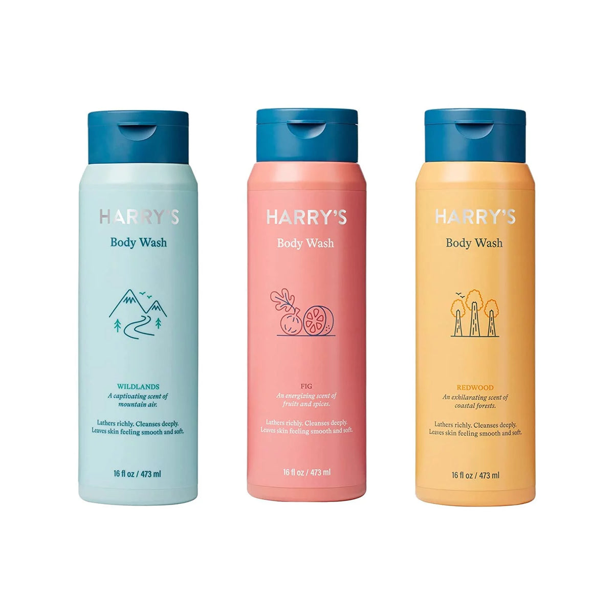 Men's Body Wash Shower Gel, Pack of 3 N750