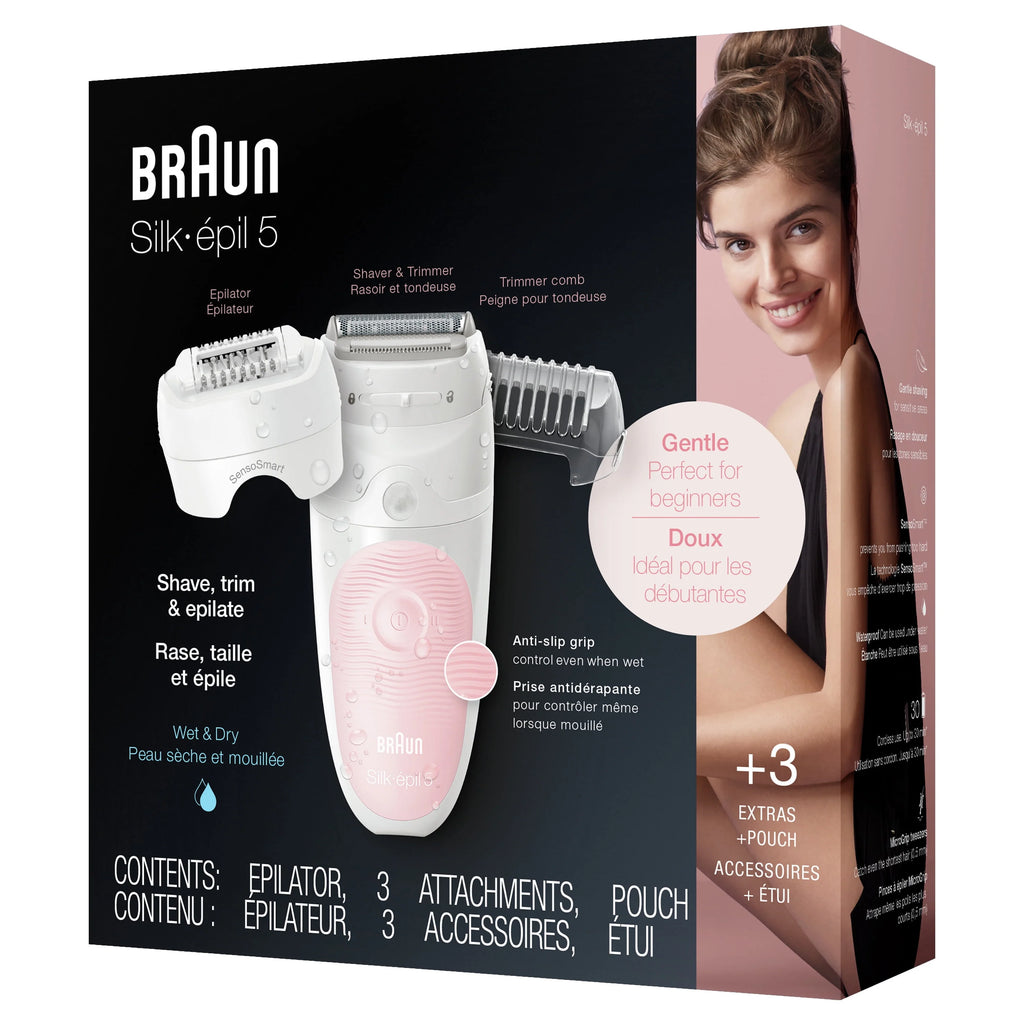 White Pink Epilator A226