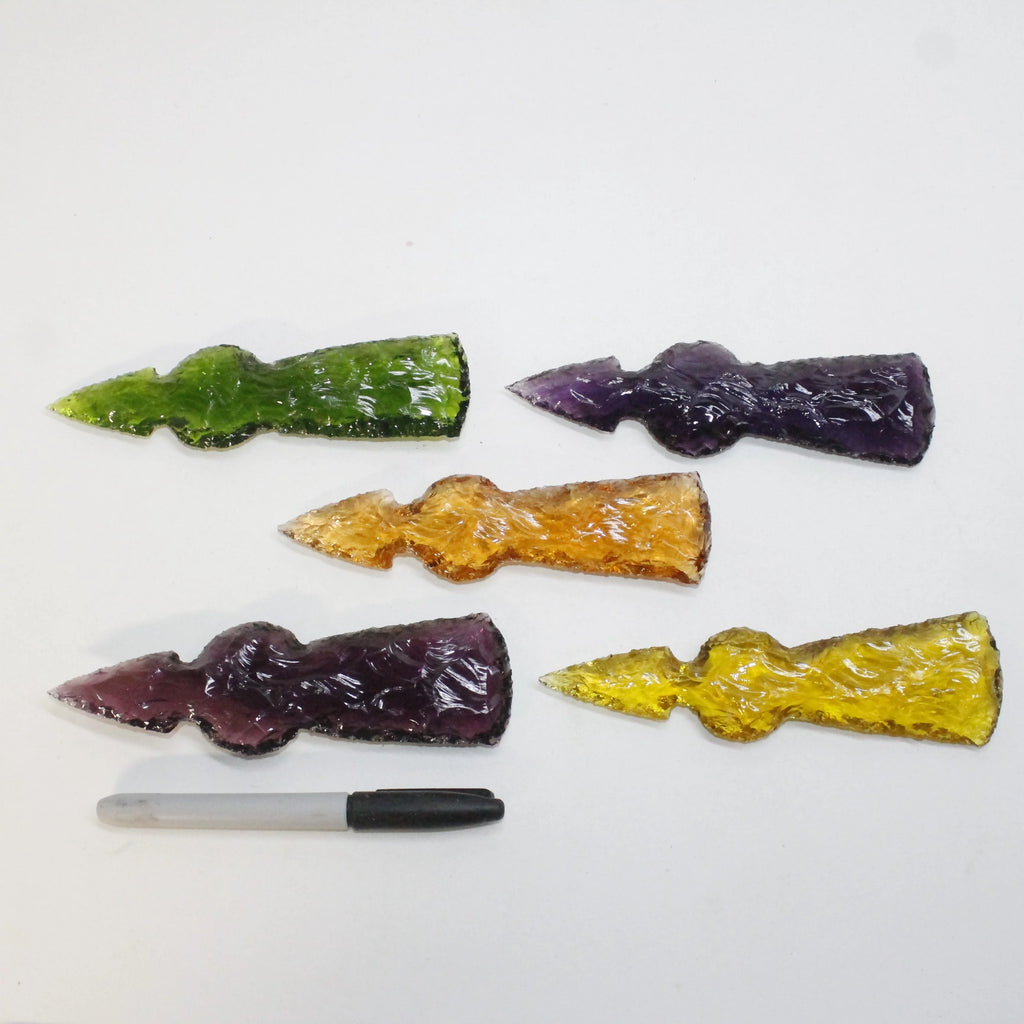 Glass Ornamental Tomahawk Heads J69729