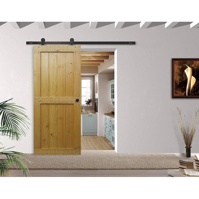 Black Barn Door Hardware B222