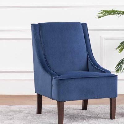 Navy Blue Velvet Side Chair T635