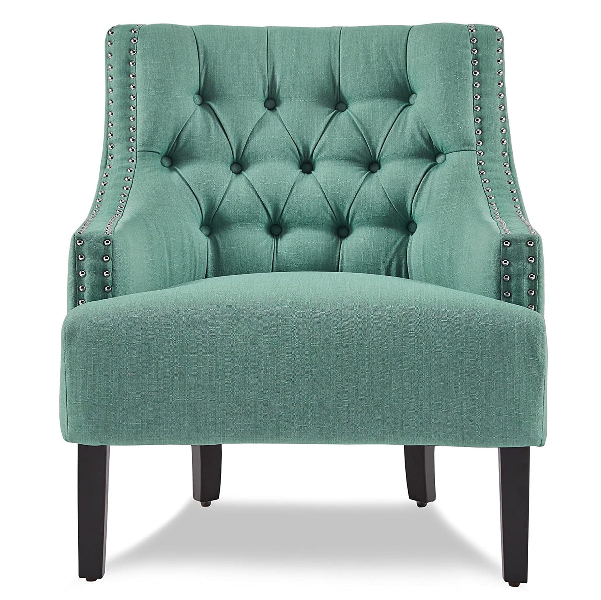 Teal Upholstered Tufted Accent Chair M7090