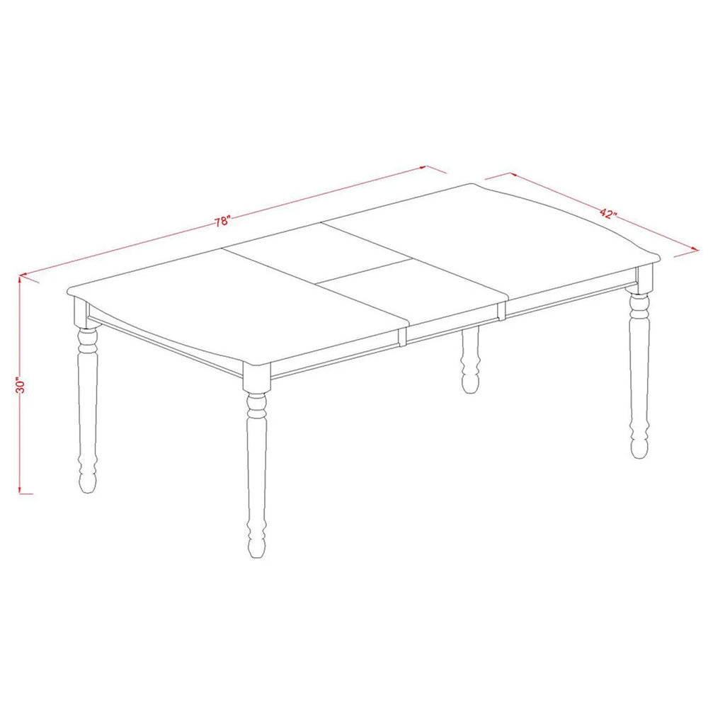 9 Piece Wood Kitchen Table Set H2871