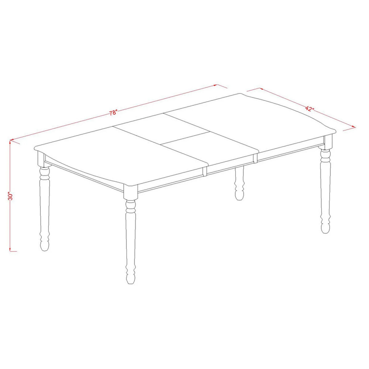 9 Piece Wood Kitchen Table Set H2871