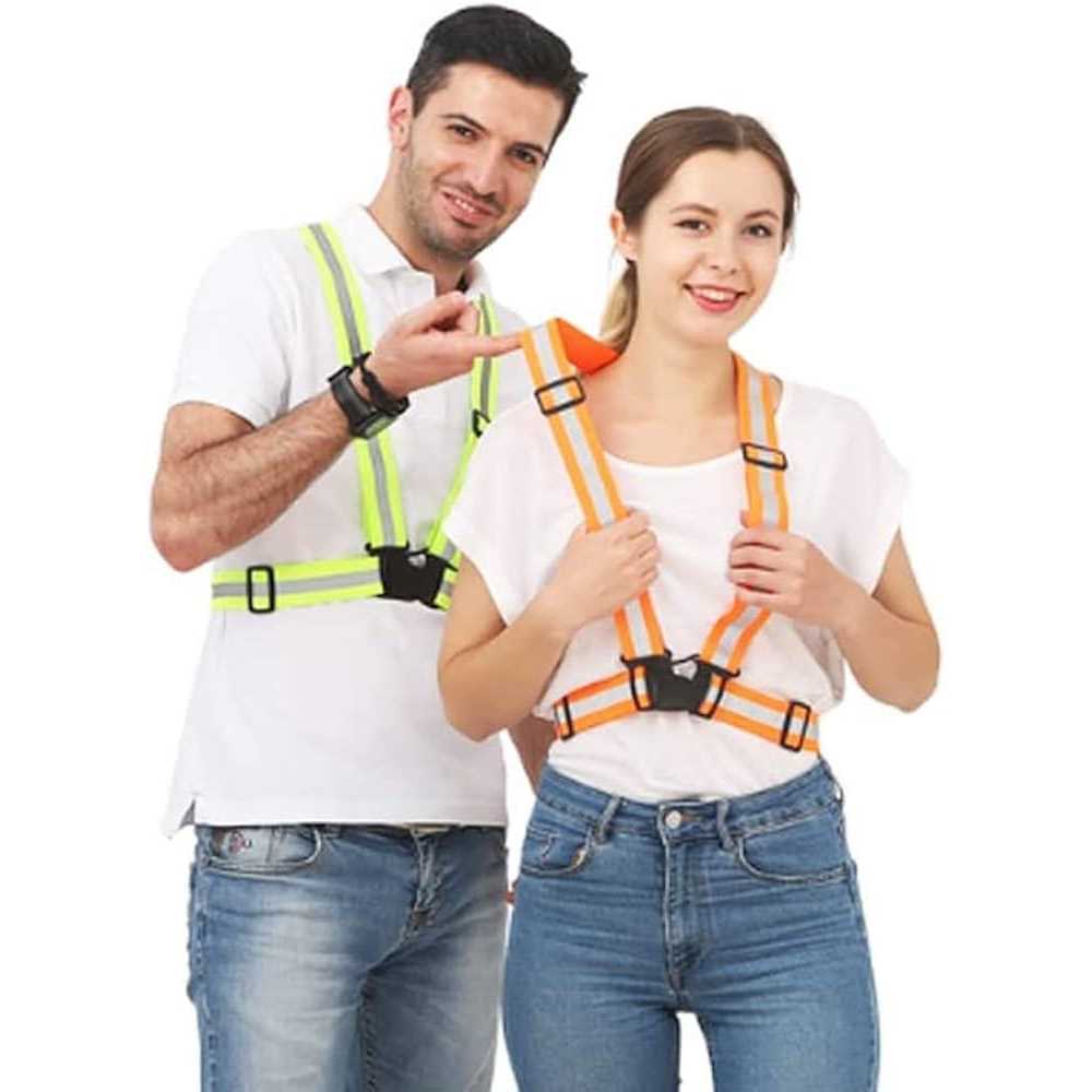 Reflective Vest with Hi Vis Bands Adjustable D601810