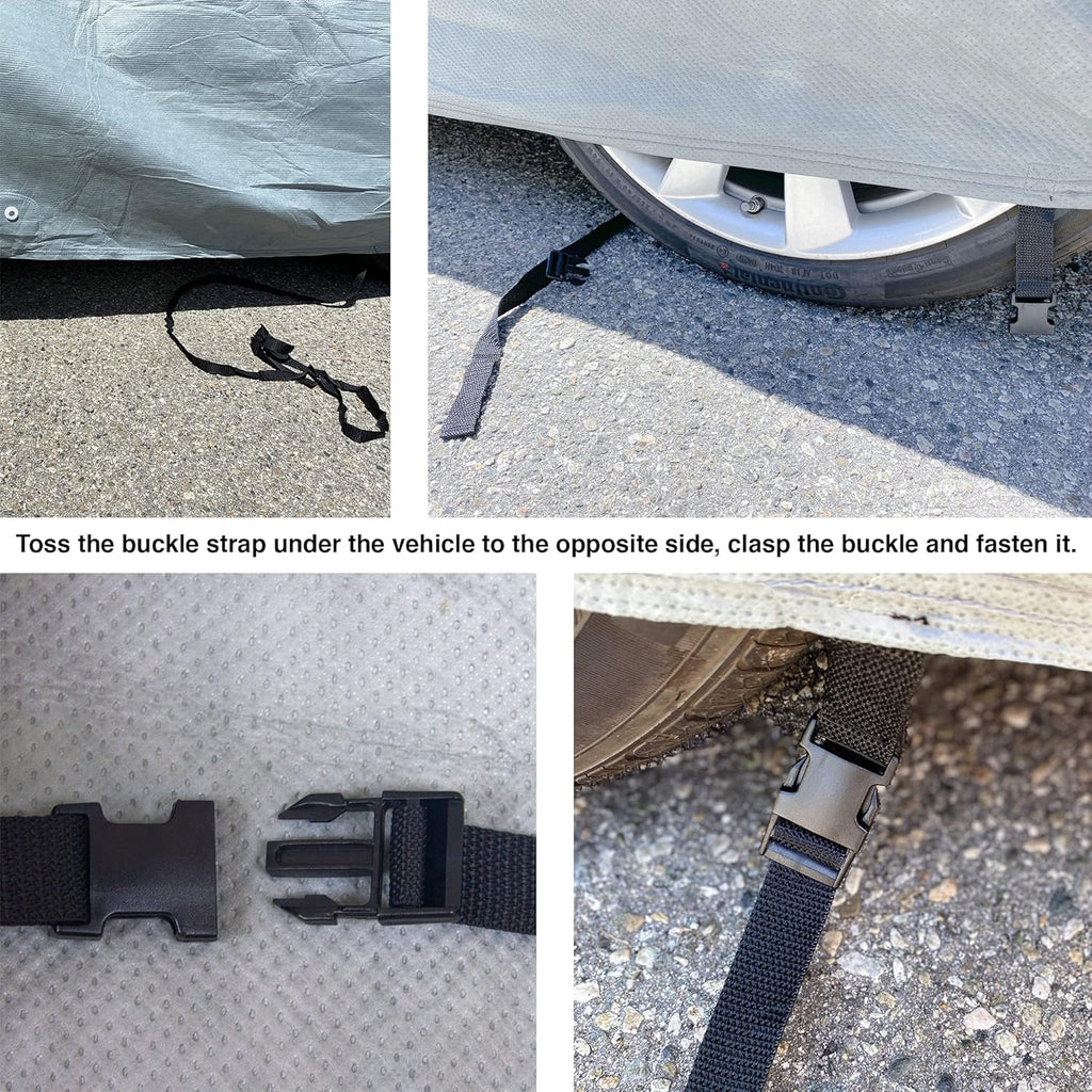 Gray Waterproof Car Cover for Tesla Model 3 R112200