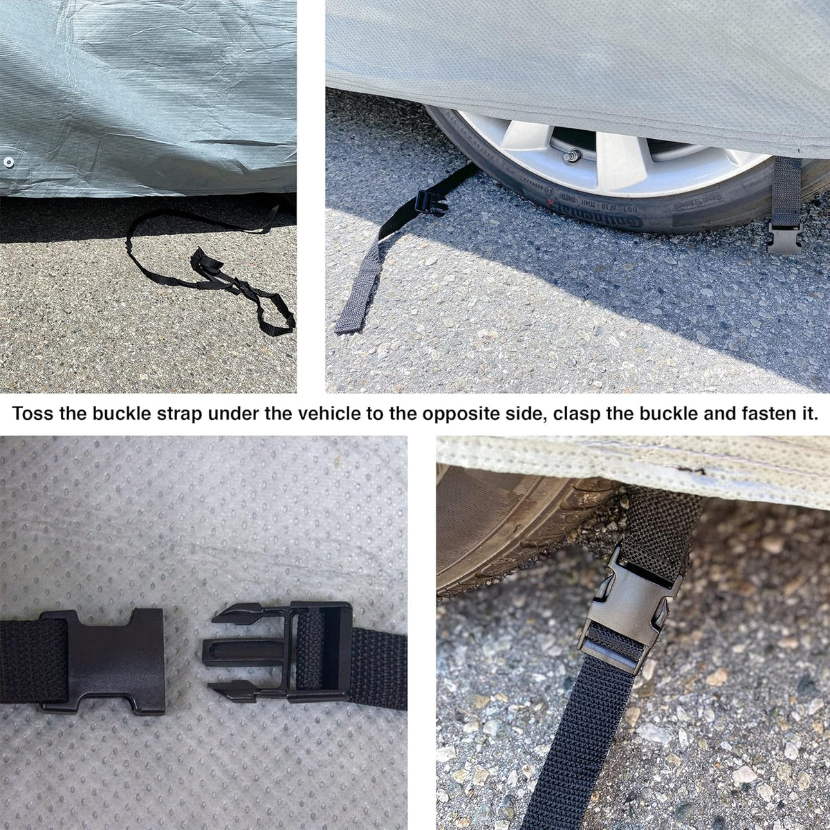 Gray Waterproof Car Cover for Tesla Model 3 R112200