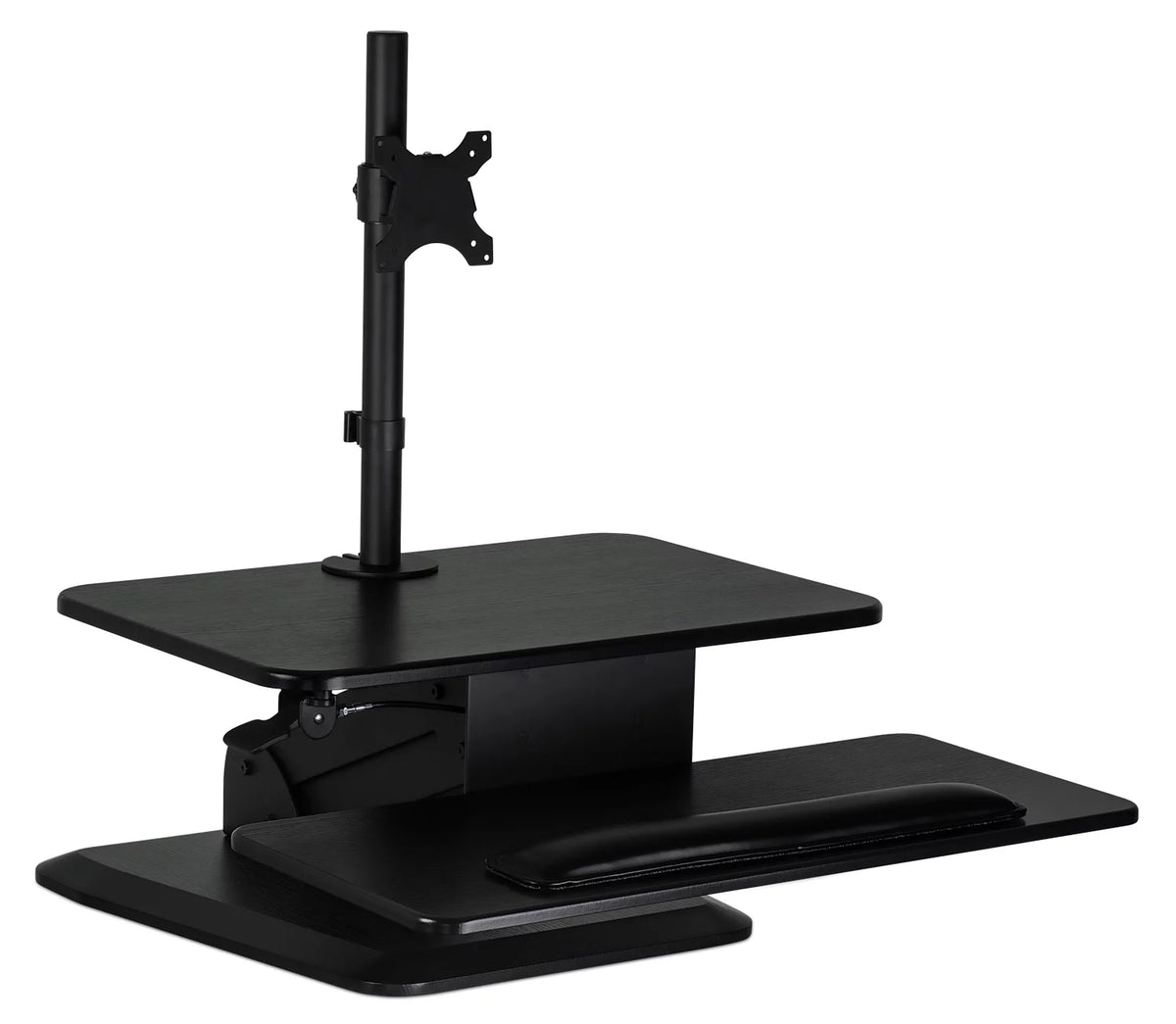 Height Adjustable Standing Desk Converter With Monitor Mount C26419