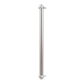 18 in. Refrigerator Pull with Twisted Accents, Satin Nickel Q824