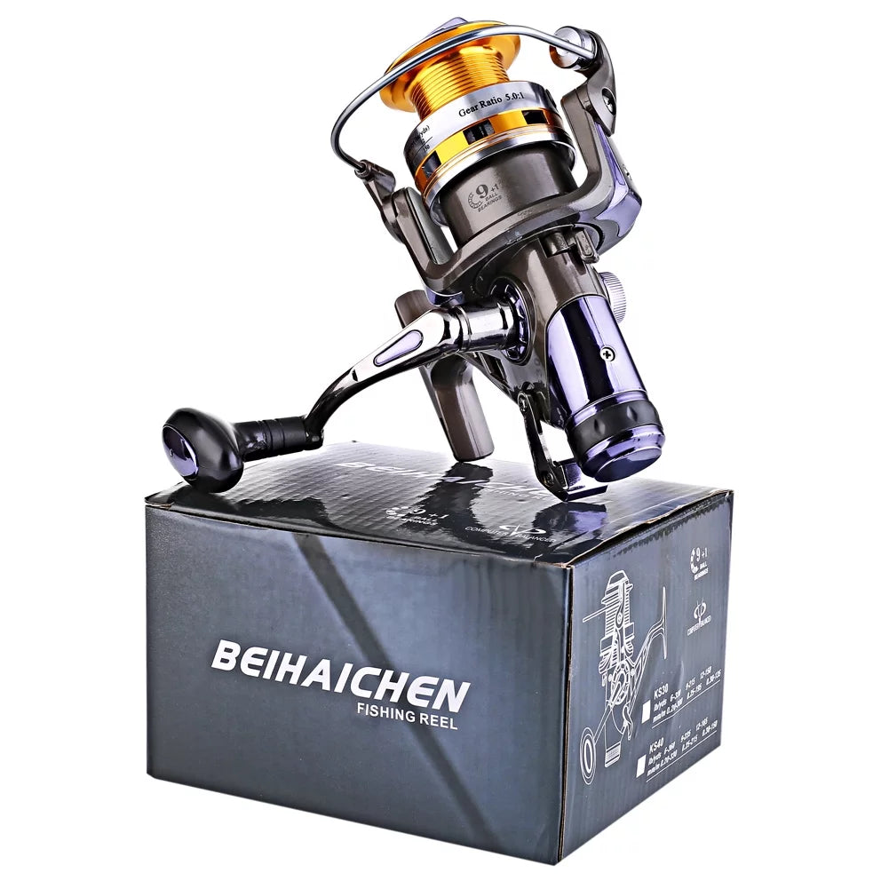Carp Fishing Reel 9+1 Stainless Steel BB Bait Feeder Spinning Reel S87135
