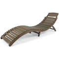 Acacia Wood Foldable Chaise Lounge Q645363