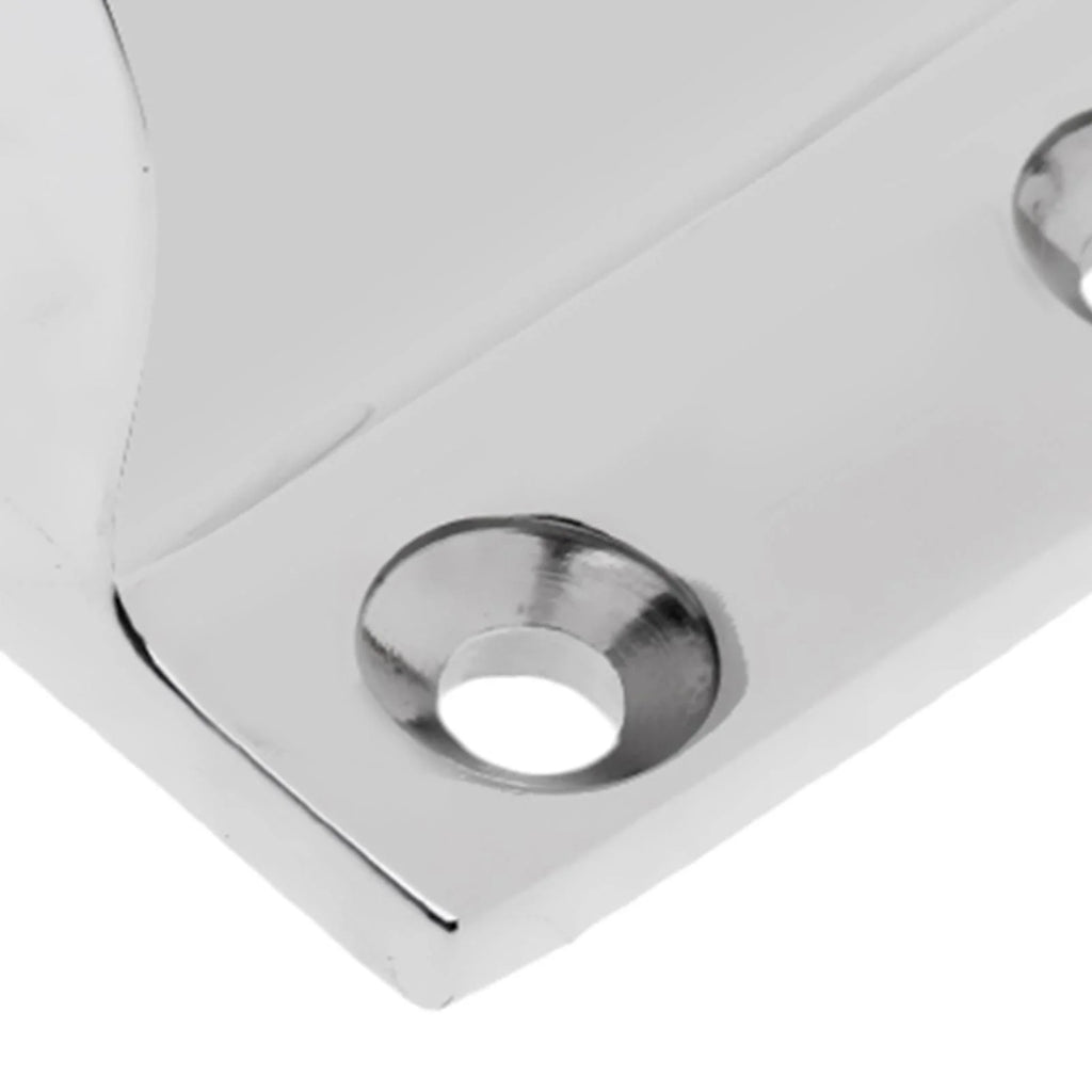 4 Pieces 316 Stainless Steel Boat Hand Rail Fitting 1'' Rectangular Base P33434