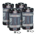 4 Pack 45 lb Canopy Weight Bags, Gray & Black M700