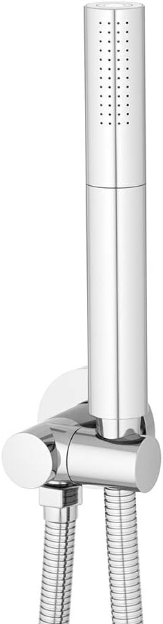 2 Functions Handheld Shower Head Set with Brass Swivel Bracket and Stainless Steel Hose, Brushed Nickel, Pack of 2 K8236